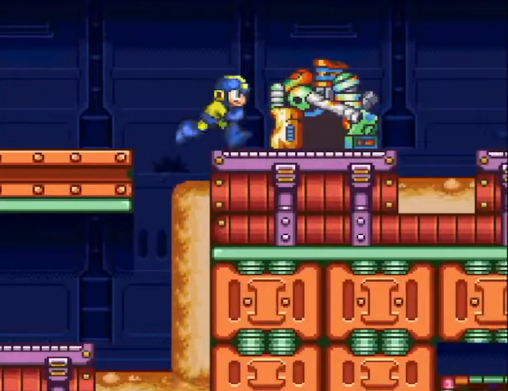 Junk Man's Stage - The ladder to the Rush Super Adapter Plate behind the Lava Fall